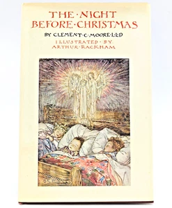 The Night Before CHRISTMAS by Clement C Moore Illustrated by Arthur Rackham 1977 - Picture 1 of 10