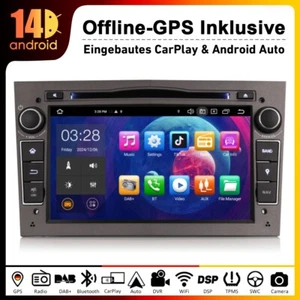 8-Kern Android 14 Autoradio GPS DAB+Opel Astra H Zafira B Vectra Corsa C/D Combo - Bild 1 von 14