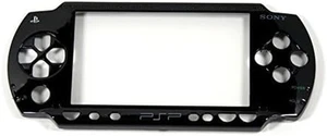 Black Faceplate Front Cover Case for PSP 1001 PSP 1000 Replacement Shell - Picture 1 of 12
