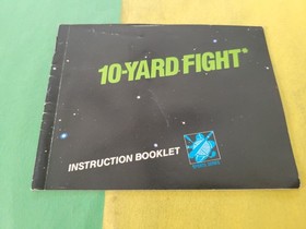 10 Yard Fight Instruction Manual Only Nintendo Nes Authentic