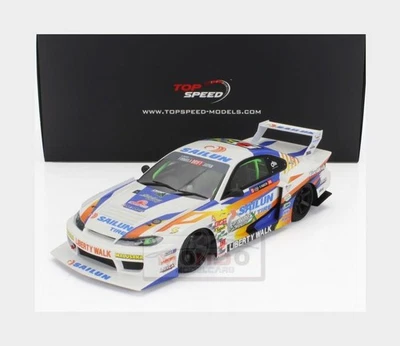 1:18 TRUESCALE Nissan Silvia (S15) Lb Super #555 Formula Drift Japan 2023 TS0586 - Immagine 1 di 2