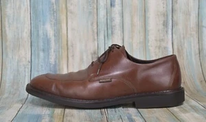 Mephisto Goodyear Welt Size 10.5 Brown Leather Apron Toe Oxfords - Picture 1 of 10