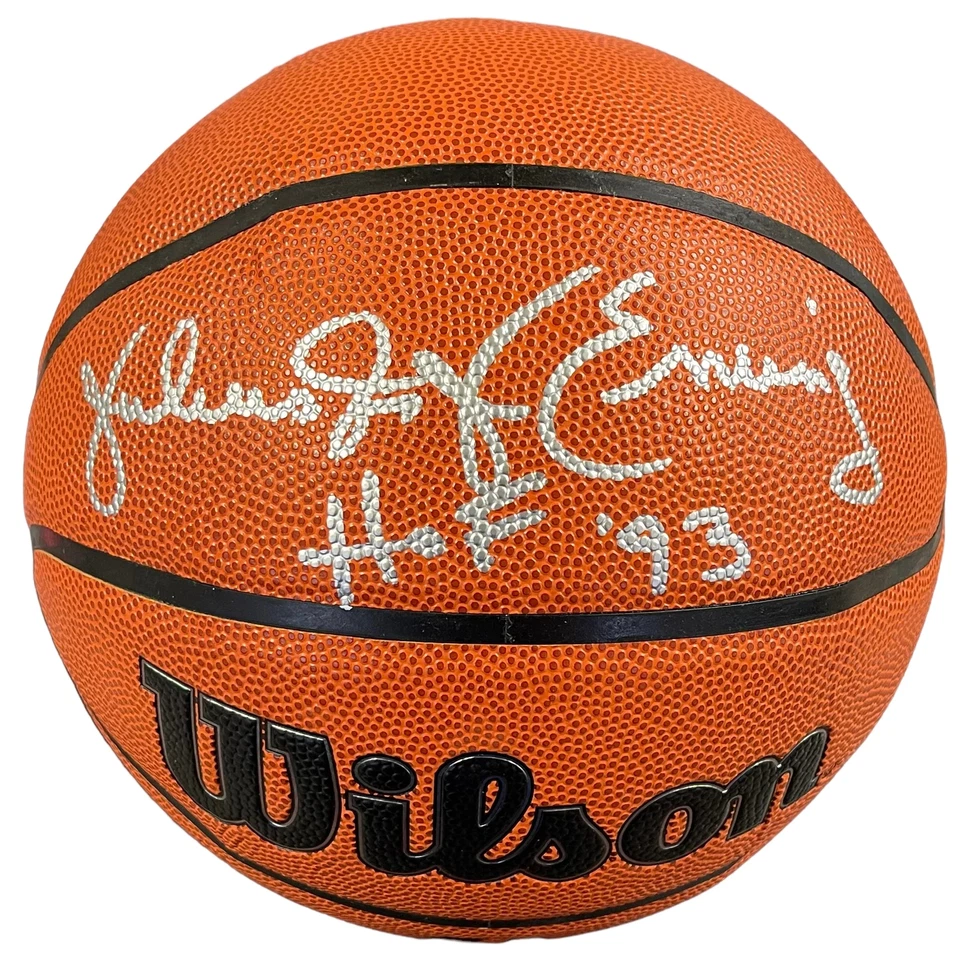 Julius Erving Dr. J "HOF 93" Autographed Wilson Basketball (JSA) - Image 1 of 1