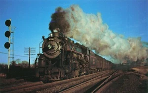 Postkarte Boston & Maine Eisenbahn Lokomotive Nr. 3716 Bergübergang Belmont MA - Bild 1 von 2