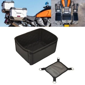 Black Tail Top Box Pad Luggage Case Inner Liner Fit Harley Pan America 1250 21+ - Picture 1 of 10