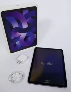 Apple 10.9-Inch iPad Air 2022 5th Generation 64GB Purple MME23LL/A - Picture 1 of 6