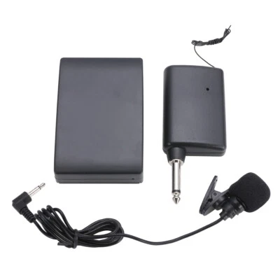 WR601 Lavalier Wireless Mikrofon Clip-on Microphone Mic mit Sender & Empfänger R - Bild 1 von 4