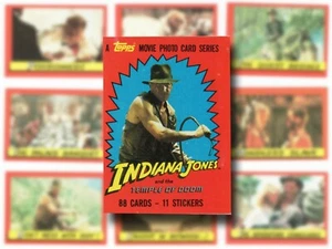 COMMON CARDS 1984 Topps Indiana Jones Temple of Doom - select any 1 vintage card - Picture 1 of 65