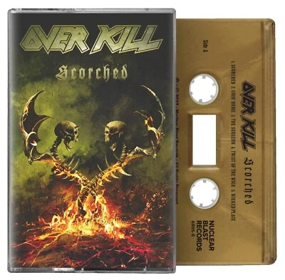 Overkill - Scorched (Limited Edition 2023 GOLD Cassette - NEW) NBR6895-8 - Image 1 of 4