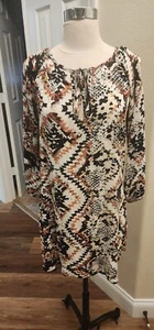 Glam Brand Mini Dress Tribal Design Size Small - Picture 1 of 6