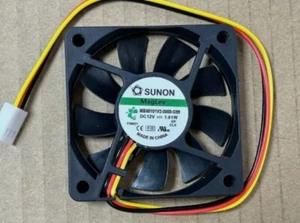 1pcs NEW SUNON MB60101V2-0000-G99 12V 1.01W 6010 6CM fan - Picture 1 of 3