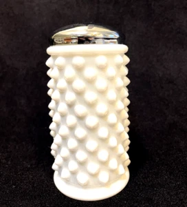 Vintage Fenton Milk Glass Hobnail Salt Shaker White 4.25 Inch - Picture 1 of 9