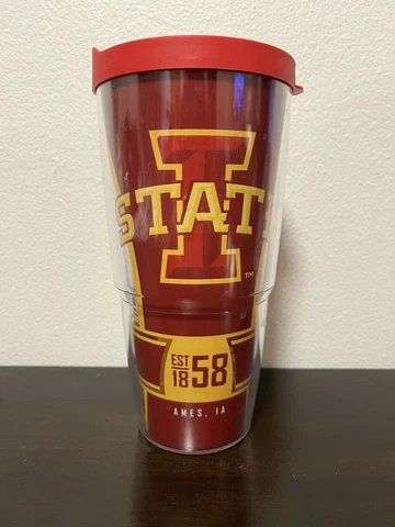 Iowa State University Cyclones Tervis Tumbler 16 oz Brand New ❤️💛❤️💛🌪🌪 Cover