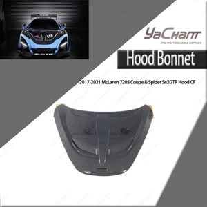Cappuccio cofano doppio lato CF 720S Coupè e Spider Se²GTR per McLaren 17-21 - Foto 1 di 18