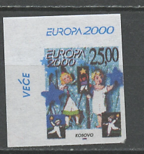 EUROPA - Kosovo 2000 Y&T n°(1a) *** - 25d colonne d'étoiles - non dentelé - Photo 1/1