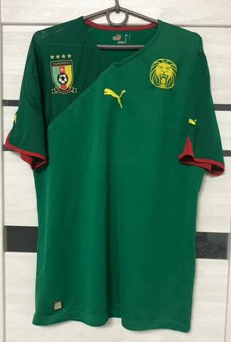 Cameroon Home football shirt 2009-2011 jersey Size L Puma Cover
