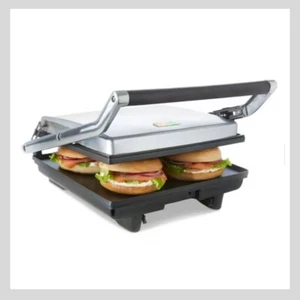 4 Slice Sandwich Maker Press Large Grill Non Stick Electric Jaffle Grill Toaster - Picture 1 of 5