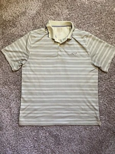 Camicia Greg Norman Adulto Grande Righe Gialle Polo Golf Uomo SPEDIZIONE VELOCE - Foto 1 di 4