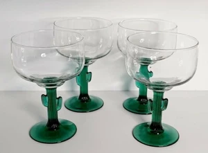 Cactus Margarita glass set of 4 by Furio - Picture 1 of 5