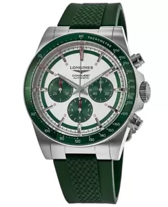 New Longines Conquest Automatic Chronograph Silver Men's Watch L3.835.4.02.9 - Picture 1 of 4