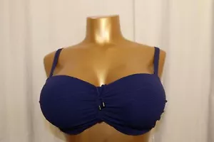 CYELL Vario Bandeau Bikini-Top TOP PADDED WIRED Island navy jaquard blau NEU - Bild 1 von 3