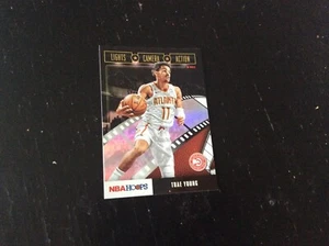 Trae Young 2019-20 NBA Hoops holo-foil SP parallel Lights CA insert FREE SHIP - Picture 1 of 1