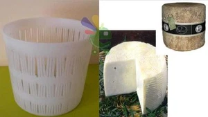 Ricottiere fuscelle fuscella formain plastica per ricotta formaggio Kg 3 - Foto 1 di 1