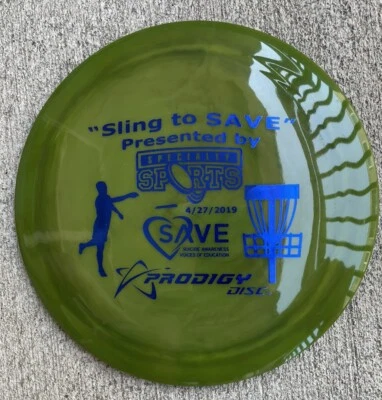 NEW 400 X3 Driver Prodigy Disc Golf at Spinner Discs Sling To Save Custom 173g - Image 1 of 3