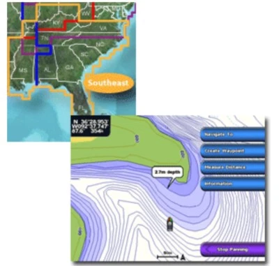 Garmin 010-C1078-00 Lakes Vision Southeast USA - Image 1 of 2