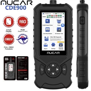 MUCAR CDE900 OBD2 Scanner Fault Code Reader Engine Car Diagnostic Reset Tool AU - Picture 1 of 14