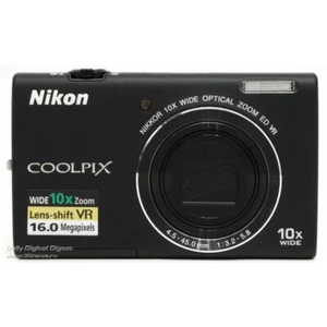 Schwarze Nikon COOLPIX S6200 16.0MP Digitalkamera 10-fach Zoom - Bild 1 von 6