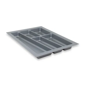 ORGA-BOX II Besteckeinsatz für Nobilia 40 cm Schublade Zuschneidbar Silbergrau - Bild 1 von 2