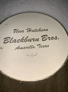 Una Hutcheon Blackburn Bros.  Texas Pillbox Round Hatbox Frank M. Benson ha - Picture 1 of 7