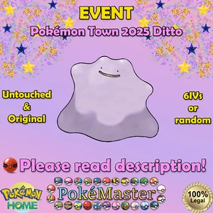 ✨Pokémon Town 2025 Idem EVENTO 6IV✨Scarlet Violet CASA + altri (💯Legale) - Foto 1 di 4
