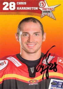 Chris Harrington Aubin UH Metro Stars Düsseldorf orig sign Autogrammkarte 6145H - Picture 1 of 2