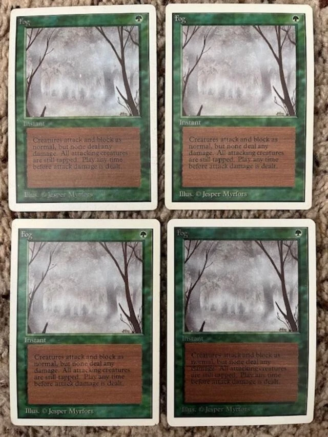 MTG- Fog x4 - Unlimited - Image 1 of 1