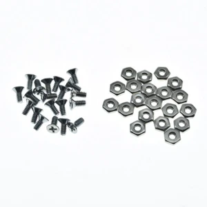 20x Pickguard Bracket Nut/Bolt #6-32 Screw for Gibson/Epiphone Les Paul Nickel - Picture 1 of 18