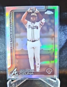 2025 Topps Chrome SEPIA REFRACTOR Marcell Ozuna #250 - Atlanta Braves - Picture 1 of 2