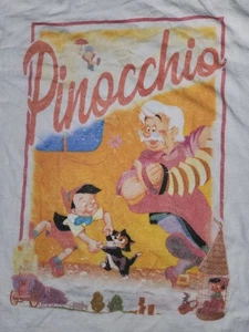 Neu Disney Pinocchio Film weißes T-Shirt XLT GEPPETTO - Bild 1 von 3