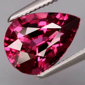 ¡Color encantador de 2,54 quilates! Piedra preciosa natural granate rodolita rosa cereza África - Imagen 1 de 4