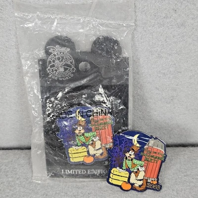 Disney Хэллоуин вечеринки Pin ограниченного тиража 2003 Goofy ковбой новый запечатанный лот из 2 - Изображение 1 из 4