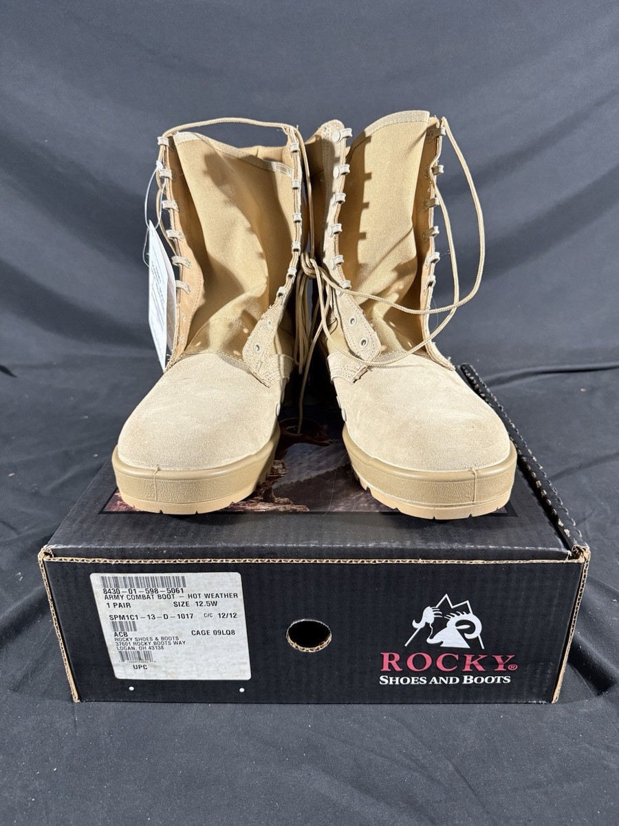 Rocky Army Combat Boots (hot weather) size 12.5W Rocky Men main image 4