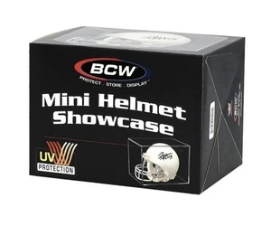 BCW UV Protected Mini Helm Vitrine stapelbar transparent Kunststoff Vitrine - Bild 1 von 4