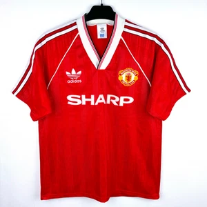 Maglia calcio originale Manchester United 1988/1989/1990 Home Adidas - Foto 1 di 9