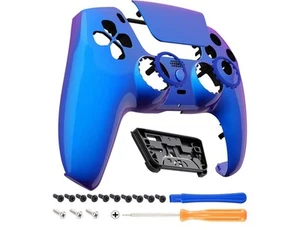 Purple Blue PS5 Controller - Front Shell Replacement With Touch Pad - Picture 1 of 6