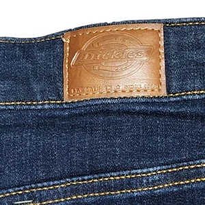 Dickies Denim Skirt Women's 0 Blue Straight Jean Classic Casual Y2K Vintage - Picture 1 of 9