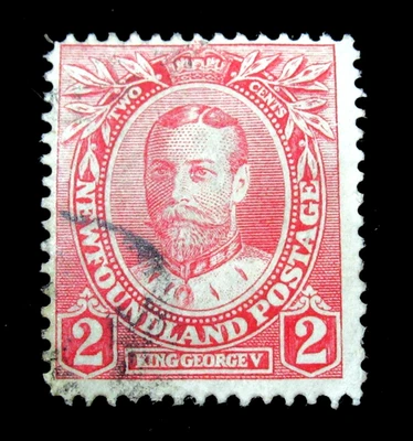 Terranova Scott 105 King George V 2 centavos 1911 usado NG Foto 1 de 2