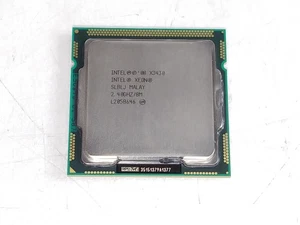 Lot of 2 Intel Xeon X3430 2.4 GHz 2.5 GT/s LGA 1156 Desktop CPU Processor SLBLJ - Picture 1 of 6