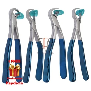 Physics Forceps Dental Extraction Molar Atraumatic Tooth Dental Tool Set of 4 CE - Picture 1 of 6