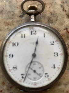 Vintage Sterling Silver pocket watch not working - Picture 1 of 2